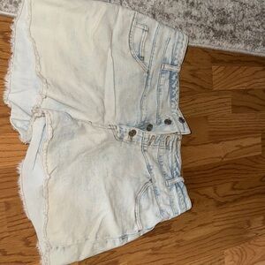 Light Wash Denim High-Rise Women's Shorts